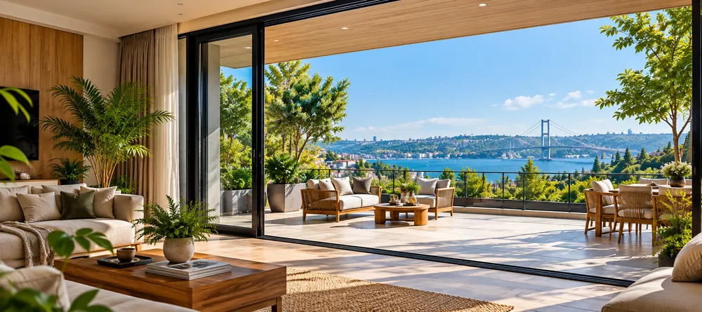 Sineklik takılmadan önce açık balkon kapısı